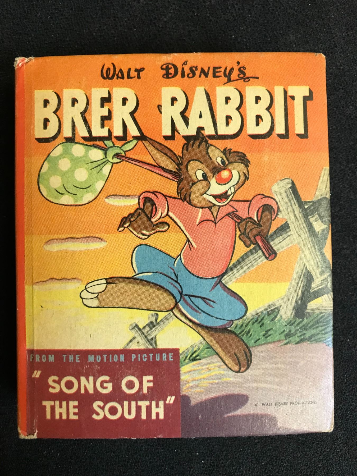 Brer Rabbit Disney Poster WALT DISNEY'S BRER RABBIT NO. 1426 (1947)
