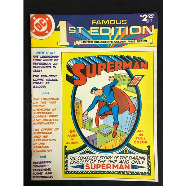 DC TREASURY EDITION NO. C-61 FAMOUS 1ST EDITION