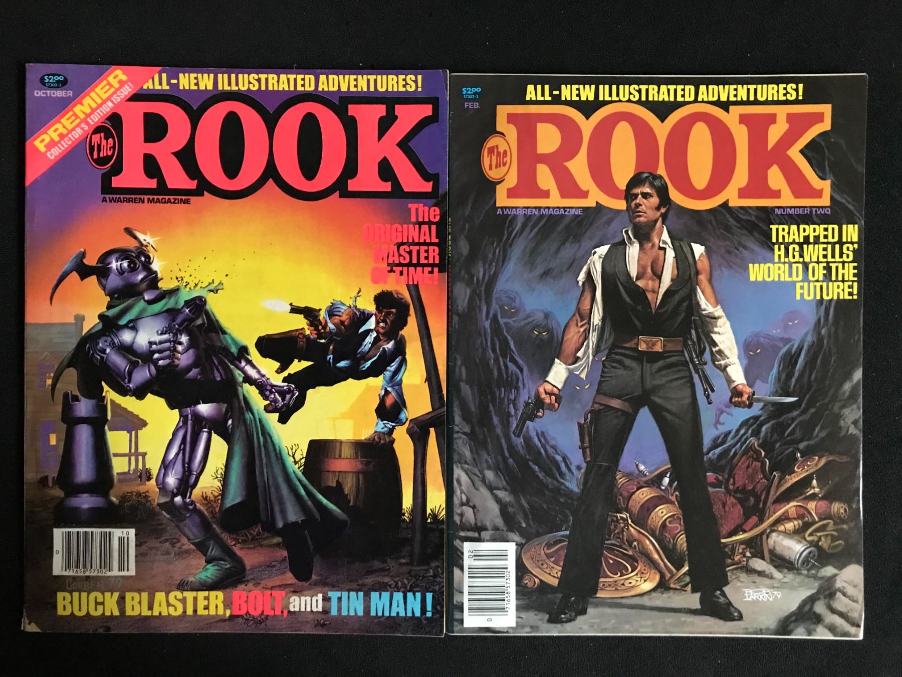 Art Rook Warren THE ROOK WARREN MAGAZINE LOT 1-2