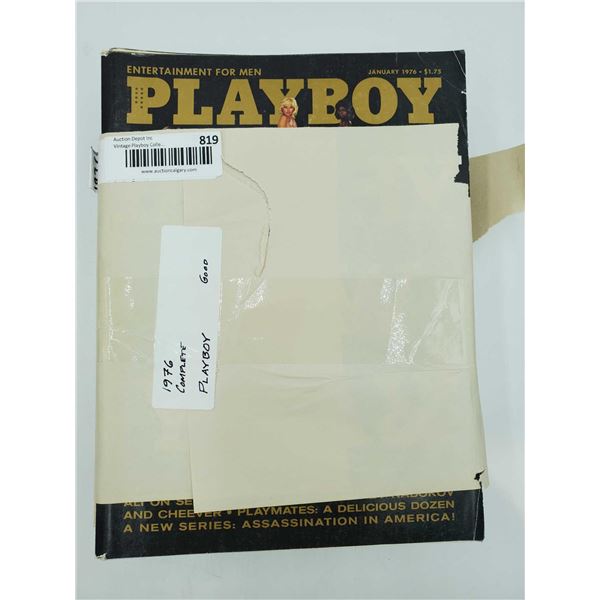 1970's Playboy Magazine-Complete