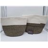 Image 1 : Allen & Roth Fabric Bag Planters (set of 2)