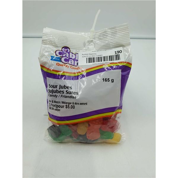 Cable Car Sour Jubes (6 x 165g)