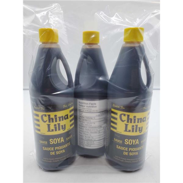 China Lily Soya Sauce (3 x 483ml)