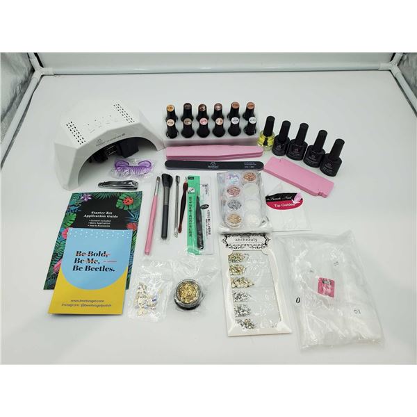 Beetles Gel Nail Polish Starter Kit ST048 12 Color Gel Set with Accessories