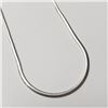 Image 2 : Silver 15" 5G Necklace (~Size )(Ring is resizable for $40) (~length inches), Suggested Retail Value 