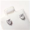 Image 2 : 14K White Gold Cz Earrings (~Size )(Ring is resizable for $40) (~length inches), Suggested Retail Va