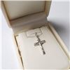 Image 3 : Silver Cross 18" Necklace (~Size )(Ring is resizable for $40) (~length inches), Suggested Retail Val