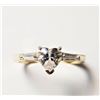 Image 1 : Silver Cubic Zirconia Ring (~Size )(Ring is resizable for $40) (~length inches), Suggested Retail Va