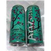 Image 1 : Arizona Green Tea Lot of 2 x 680ml