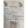 Image 4 : Ladies .925 Silver Diamond 1.06 Carat Tear Drop Style Set of dangle earrings with Appraisal Certific
