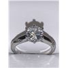 Image 1 : Ladies 1.0 Carat Brilliant Cut Solitaire Vera Wang Style Engagement Ring