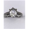 Image 2 : Ladies 1.0 Carat Brilliant Cut Solitaire Vera Wang Style Engagement Ring