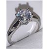 Image 3 : Ladies 1.0 Carat Brilliant Cut Solitaire Vera Wang Style Engagement Ring