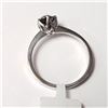 Image 4 : 14K White Gold Black Diamond(0.88ct) Ring (~Size 6) (~weight 1.67g), Made in Canada, Appraised Retai