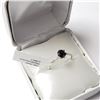 Image 5 : 14K White Gold Black Diamond(0.88ct) Ring (~Size 6) (~weight 1.67g), Made in Canada, Appraised Retai