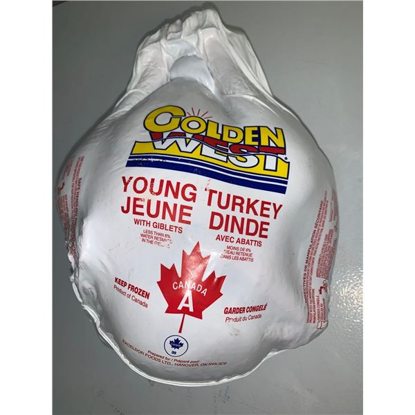 Golden West Grade A Young Turkey (Frozen)