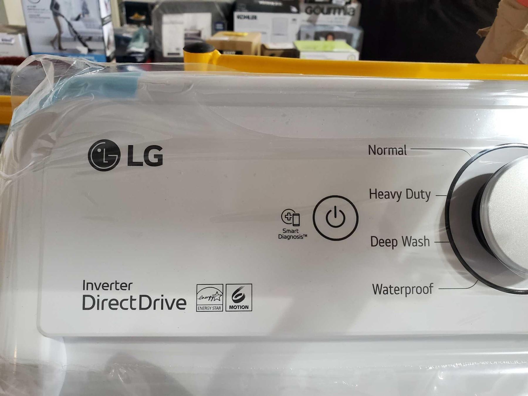 LG HE Inverter Direct Drive Top Loading Washing Machine | EBTH Lg inverter direct drive true balance washing machine