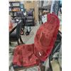 Image 2 : Super Plush 100% Sheep Skin Universal Seat Covers - Red