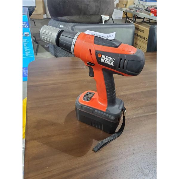 Black & Decker HPD1800 Cordless Drill with Battery