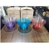 Image 2 : New My Patio - Living Well Outdoors 11" Serving Bowl - 3 Colors - Lot of 6