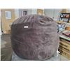 Image 1 : NEW OUT OF BOX - Chil-Lax Jumbo Foam Lounger - Brown