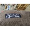 Image 2 : NEW OUT OF BOX - Chil-Lax Jumbo Foam Lounger - Brown