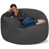 Image 3 : NEW OUT OF BOX - Chil-Lax Jumbo Foam Lounger - Brown
