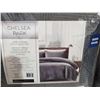 Image 2 : Chelsea Park Soft Velvet 3 Piece Quilt Set - Grey - Queen