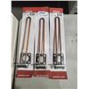 Image 1 : New Giant Hot Water Tank Square Flange Replacement Heating Element Lot of 3