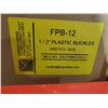 Image 2 : New Cordex 1/2" Plastic Buckles - 2000 Count