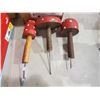 Image 1 : New Handmade Wooden Toadstool Mushroom Garden Stakes - Lot of 3