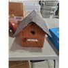 Image 2 : New Handmade Wooden Birdhouse with Shingled Roof