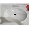 Image 3 : New -OUT OF BOX - Style Selections White Vanity with Single Sink Top, 2 Drawers, Under Sink Cabinet 
