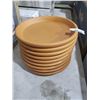 Image 1 : Terracotta Planter Plates 11" - Lot of 9