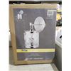 Image 2 : New "Cala" Easy Connect Wall Light - Brushed Nickel * Watermarked Glass