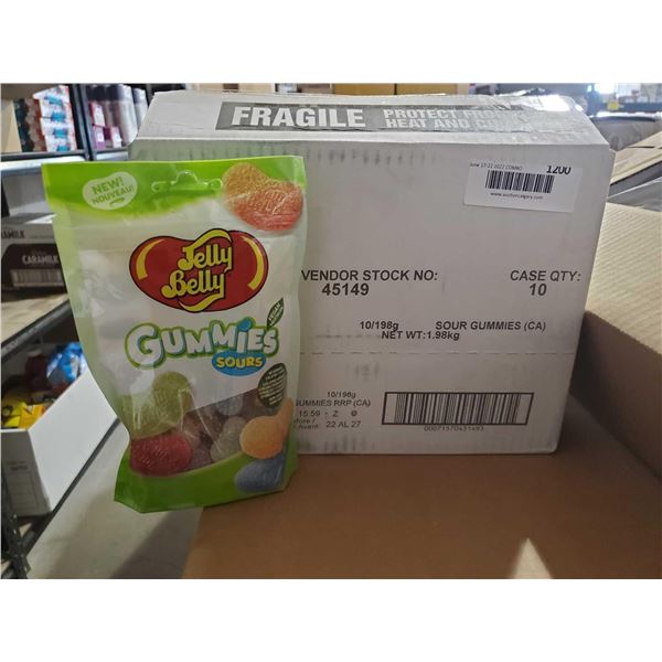 Jelly Belly Sour Gummies 10x198g