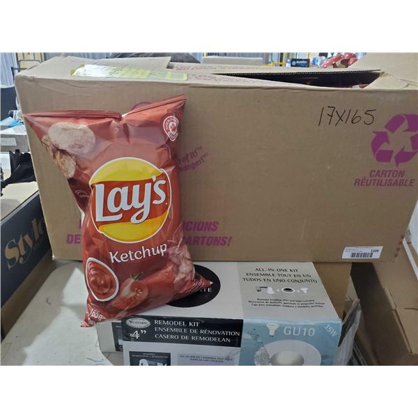 Lays Ketchup Potato Chips 17x165g