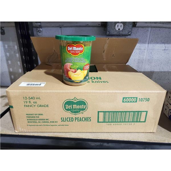 Del Monte Sliced Peaches Fancy Grade 12X540ml