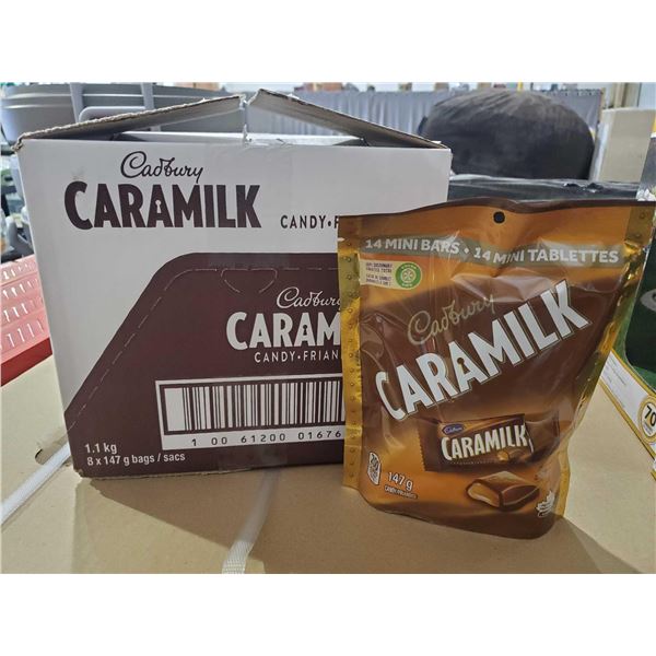 Cadbury Caramilk Minis 8x147g bags