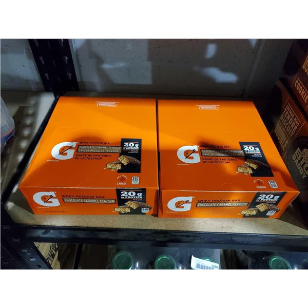 Gatorade Chocolate Caramel Protein Bars Lot of 2 (12X80g)