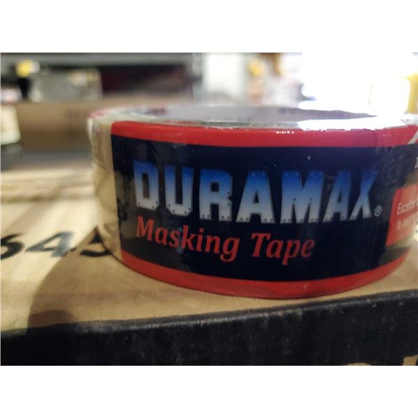 Duramax Masking Tape - 36mmx25m rolls-  Lot of 48 rolls