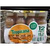 Image 2 : Tropicana Orange Juice 12 z15.2ozPack - Past Best Before date