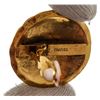 Image 3 : Chanel CC Gold-tone Round Clip-On Earrings
