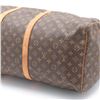 Image 3 : Louis Vuitton Brown Monogram Canvas Leather Keepall 60 cm Duffle Bag Luggage