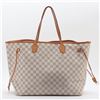 Image 2 : Louis Vuitton Damier Azur Canvas Leather Neverfull GM Tote Bag