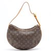 Image 2 : Louis Vuitton Brown Monogram Canvas Leather Croissant MM Bag