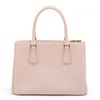 Image 2 : Prada Beige Saffiano Leather Double Zip Lux Small Handbag 1B3161