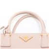 Image 6 : Prada Beige Saffiano Leather Double Zip Lux Small Handbag 1B3161