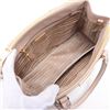 Image 7 : Prada Beige Saffiano Leather Double Zip Lux Small Handbag 1B3161