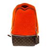 Image 1 : Louis Vuitton x Marc Newson Orange Shealing Brown Monogram Canvas Backpack